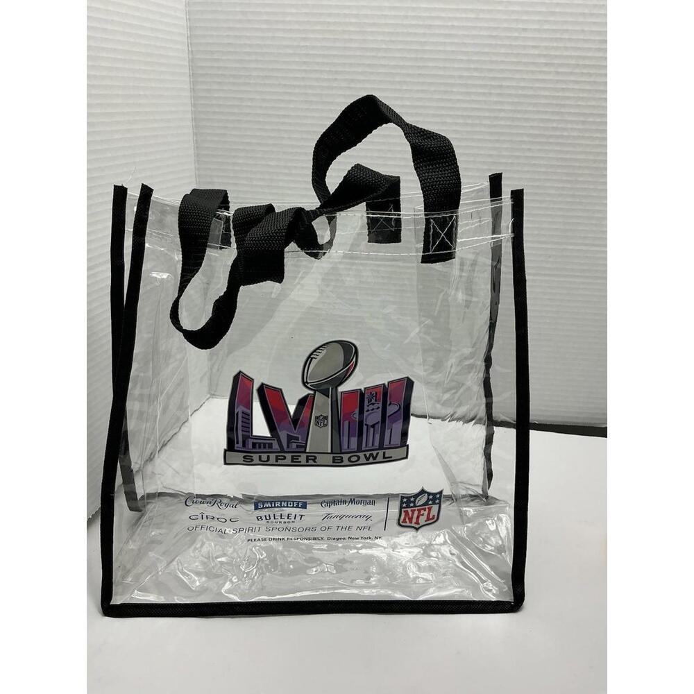 LAS VEGAS Super Bowl LViii Crown Royal/Smirnoff/Captain Morgan CLEAR BAG New